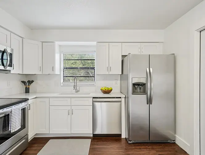 closer view of kitchen